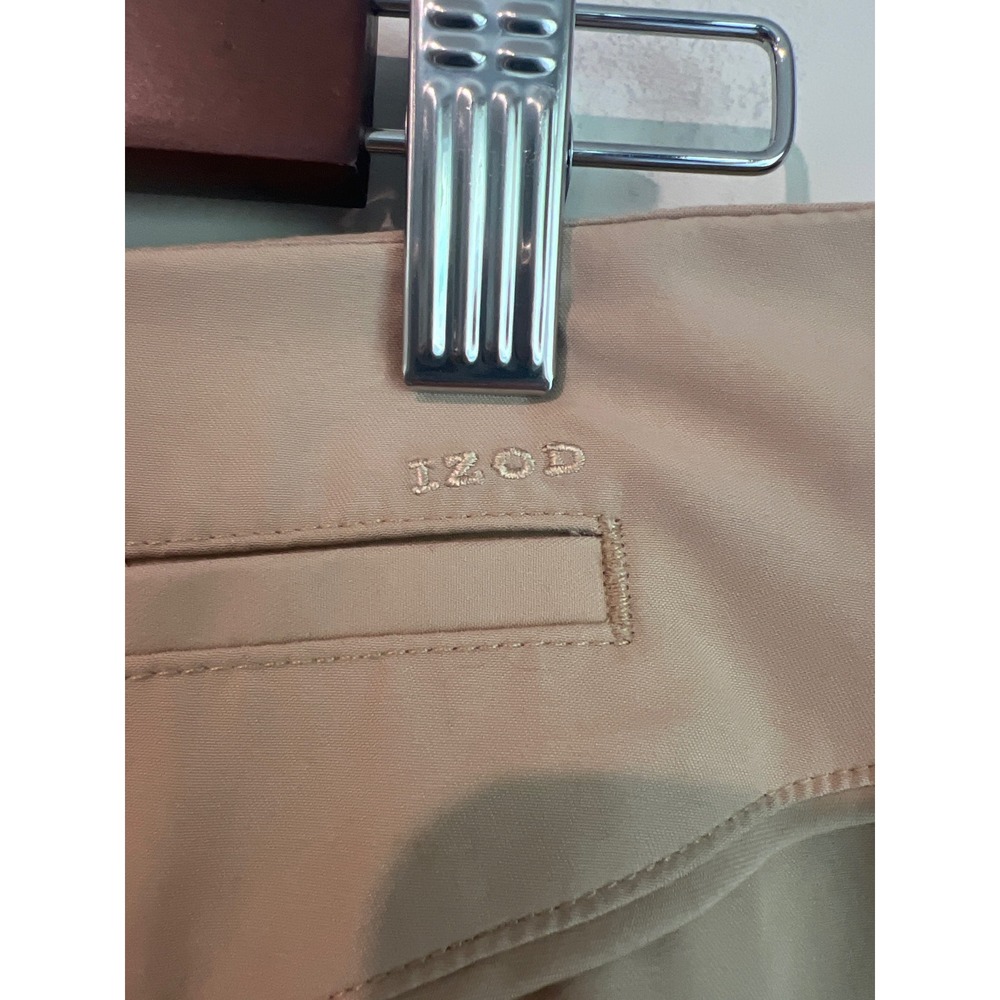 IZOD Women's Golf Pickleball Athletic Skort Sand Tan Side Zip  NWT Size 8 - Picture 3 of 9